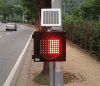 Solar Road Warning Light